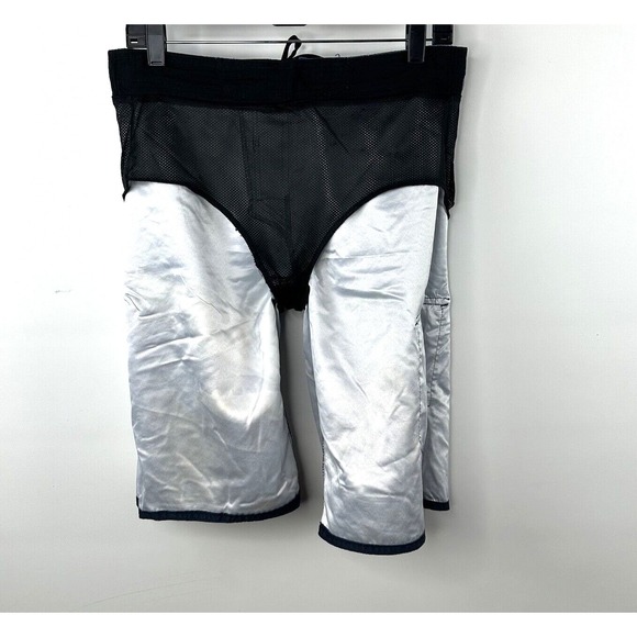 Hang Ten Surf Swim Board Shorts Trunks Youth Boys Large Shark Blue Pocket Liner - Picture 5 of 7